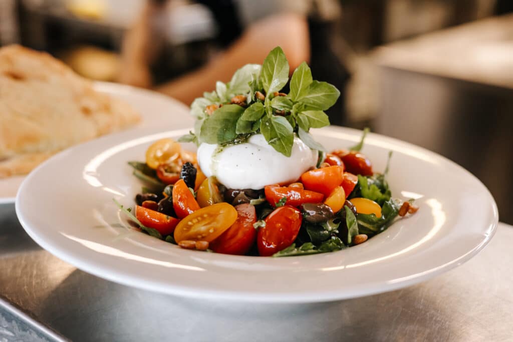 Gerecht bij jaarrond strandpaviljoen Piatti